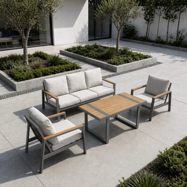 Geneva outdoor sofa set (5 seats)