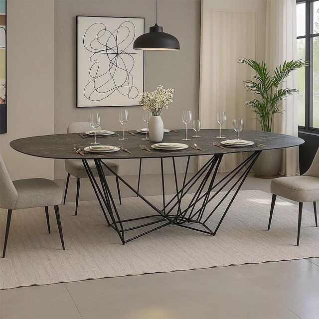 Kena ceramic dining table