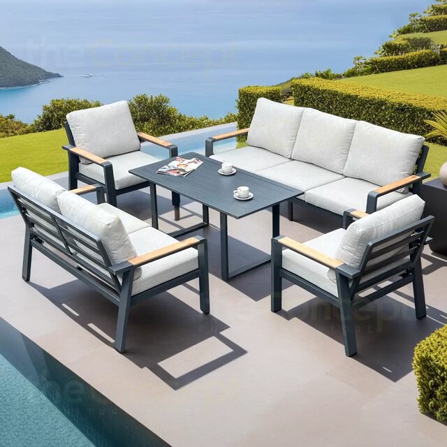 Rotterdam outdoor sofa set (7 seats)
