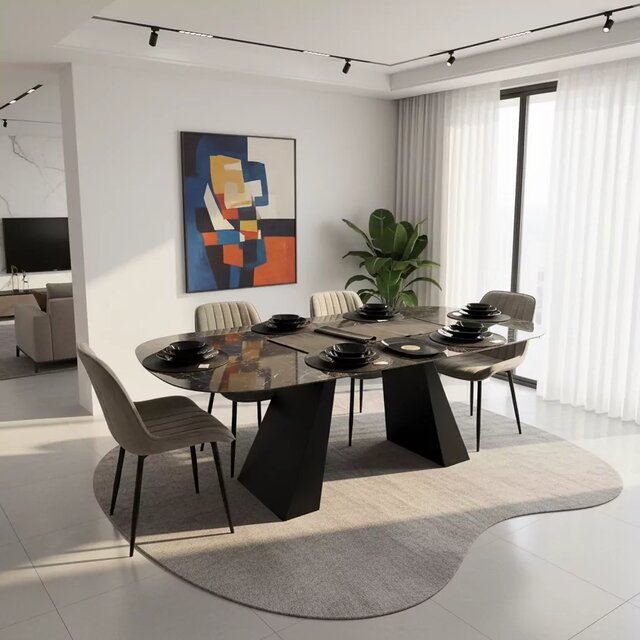 Zara ceramic dining table